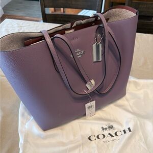 Coach Lavender Women's Tote Bag